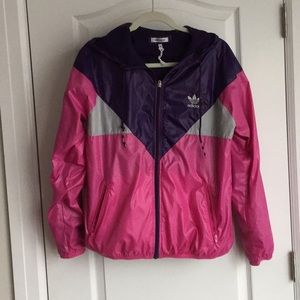 Adidas Windbreaker ZIp up Hoodie